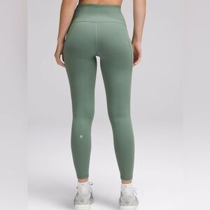 Lululemon Wunder Train High Rise Ribbed Tight 28”